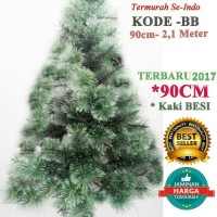 Jual Pohon Natal BUNGA 3BB 90cm 3 Feet Pohon Terang Merry Christmas Murah Murah