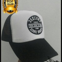 TOPI TRUCKER JARING 3SECOND - READY STOK- SILUET STORE