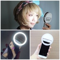 Jual RING SELFIE LIGHT LED / Lampu selfie kamera depan - sumbawa shop Murah