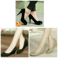 Jual heels cantik murah sepatu kantor wanita formal Murah