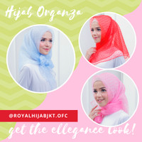 Hijab Organza Dot | Jilbab | Pashmina