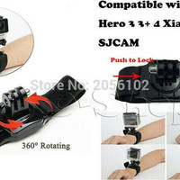 Jual Sale Wrist Band Strap Band 360 Rotation Mount for GoPro Series SJCam Murah