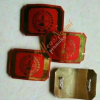 tanda topi baret resin/fiber kuningan pramuka penggalang putra