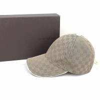 Topi Louis Vuitton Coklat Muda Canvas Mirror Quality