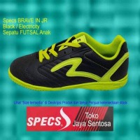 Sepatu Futsal Anak Specs BRAVE IN JR Black