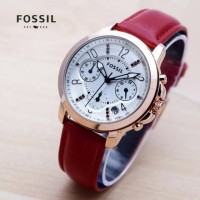 Jam Tangan Wanita Fossil JR Tali Kulit ( Lamborghini,Seiko,Casio,Gc )