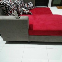 sofa l bed jual cepat siap kirim