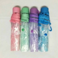 Jual Payung lipat transparan sakura Murah