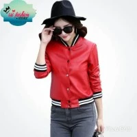 jaket semi kulit wanita