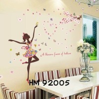 Jual Wallpaper Wallsticker uk 60 x 90 cm motif Ballerina Murah