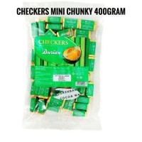 Jual Checkers Chunky 400gr Durian Cokelat Susu Buah Impor Malaysia Murah