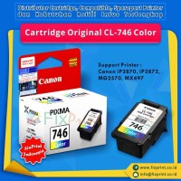 Cartridge Original Canon CL-746 CL746 746 Color, Tinta Printer Canon