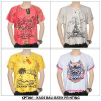 KAOS BALI BATIK PRINTING (KPT001) BATIK ALHADI