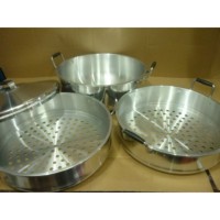 Panci Kukusan Kalakat Steamer Aluminium Ukuran Besar 40 cm MURAH