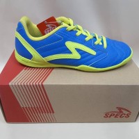 Sepatu Futsal Specs Anak Brave In Jr TulipBlue SolarSlime