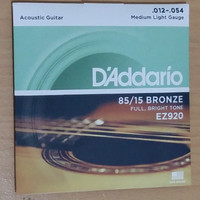 Jual Senar Gitar Akustik D'Addario ukuran 012 EZ920 daddario acoustic Murah