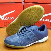 SEPATU FUTSAL / SNEAKERS CALCI DOMINION BLUE BURG JEANS ORIGINAL -
