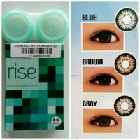 Jual Softlens RISE big eyes untuk MATA NORMAL free lens case Murah