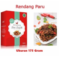 Jual Rendang Den Lapeh / Rendang Paru 175 Gram / Rendang Padang Kemasan Murah