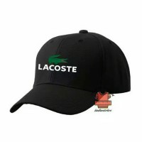 Jual TOPI BASEBALL LACOSTE HITAM Murah