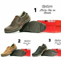 promo sepatu slipon pria keren/kickers handmade/produk indonesia