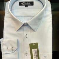 Kemeja Formal: Lengan Panjang Cardinal Original Putih Motif