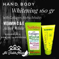 (BPOM) Handbody whitening+COLLAGEN/Alpha Arbutin/vit.A&E/PEMUTIH ALAM
