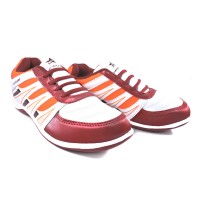 Sepatu Running Casual Sport TREKKERS Wanita M-Sintia Putih/Merah Bata