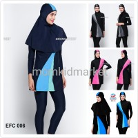 Jual Baju Renang Muslimah Premium Ukuran M, L dan XL Dewasa EFC-006 Murah