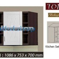 Kitchen set atas sudut KSA 501 Topix Series