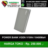 Jual Power Bank V-gen V10K4 10400mAH Murah