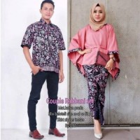 Batik Couple Modis Kebaya Sarimbit Batwing Rabbani Original Pekalonga