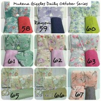 Jual Mukena Katun design by Jepang merek GIGGLES Daily Cantik Murah