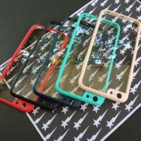 Oppo A39 A39f Viseaon Soft Bumper Hard Clear Back Case Casing Cover