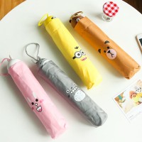 Jual Promo Payung Karakter unik Payung Lipat FIGURINE Totoro Kepala - Murah