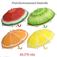 Jual Promo Payung Karakter unik Payung Tongkat FRUIT Buah Unik Jeruk Kiwi Murah