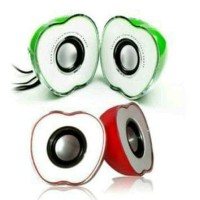 Jual Speaker Laptop Komputer Usb Stereo Model Apel - Compute Limited Murah