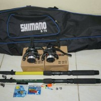 Best Alat Pancing Set Murah 2 MERIAH 5 BALL BEARING