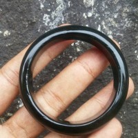 Jual Gelang Bangle Giok Hitam Blackjade untuk Anak anak Murah