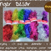 Jual Slinger Besar, Hiasan Pohon Natal, Hiasan Sepeda Murah
