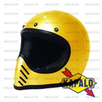 Helm Cakil Replika Bell Moto 3 Kuning