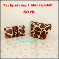 Paket tas lipat ring dan alas sajadah
