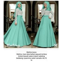 gamis maxi syari dress baju pesta muslim syar'i syari'i elegan mewah