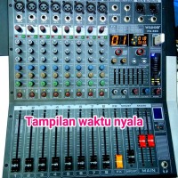 power mixer wisdom pw-880 usb bluetooh usb 16 built in dsp effect