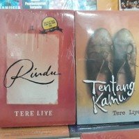 novel Tere Liye RINDU & TENTANG KAMU 2 buku