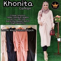 Baju Atasan Wanita Muslim Blouse Khonita Kaftan