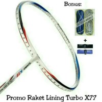 SALE!!!! Raket Badminton LINING TURBO X77 / X 77 ORIGINAL