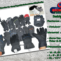 Thick Windproof Gloves Ziener Gore-Tex - Sarung Tangan Outdoor Hiking