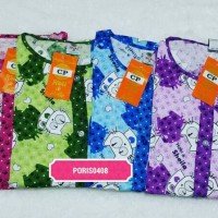 Baju Tidur Wanita Katun CP Hoki & Sheila (happy cat)