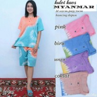 Setelan kulot kaos baju grosir tidur ibu murah wanita dress kebaya
